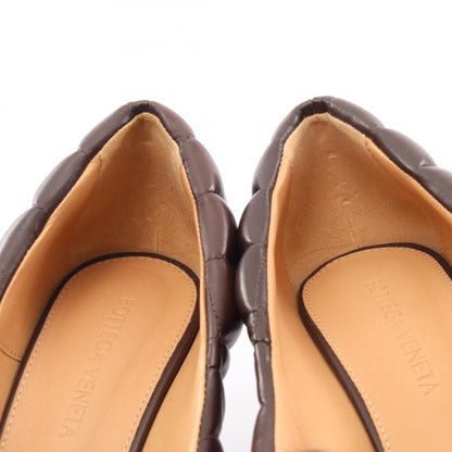 パデッド カセット パンプス レザー ダークブラウン ボッテガヴェネタ シューズ BOTTEGA VENETA