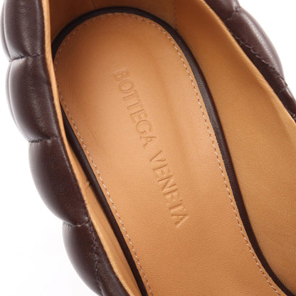 パデッド カセット パンプス レザー ダークブラウン ボッテガヴェネタ シューズ BOTTEGA VENETA