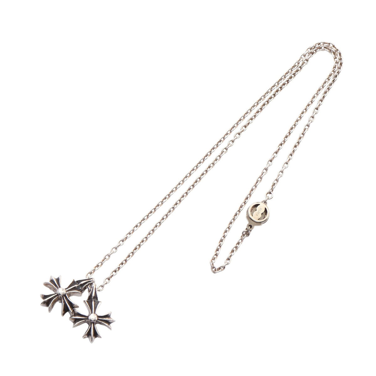 Chrome Hearts × COMME des GARCONS CH PLUS 2P DMND ネックレス SV925 シルバー クロムハーツ アクセサリー Chrome Hearts