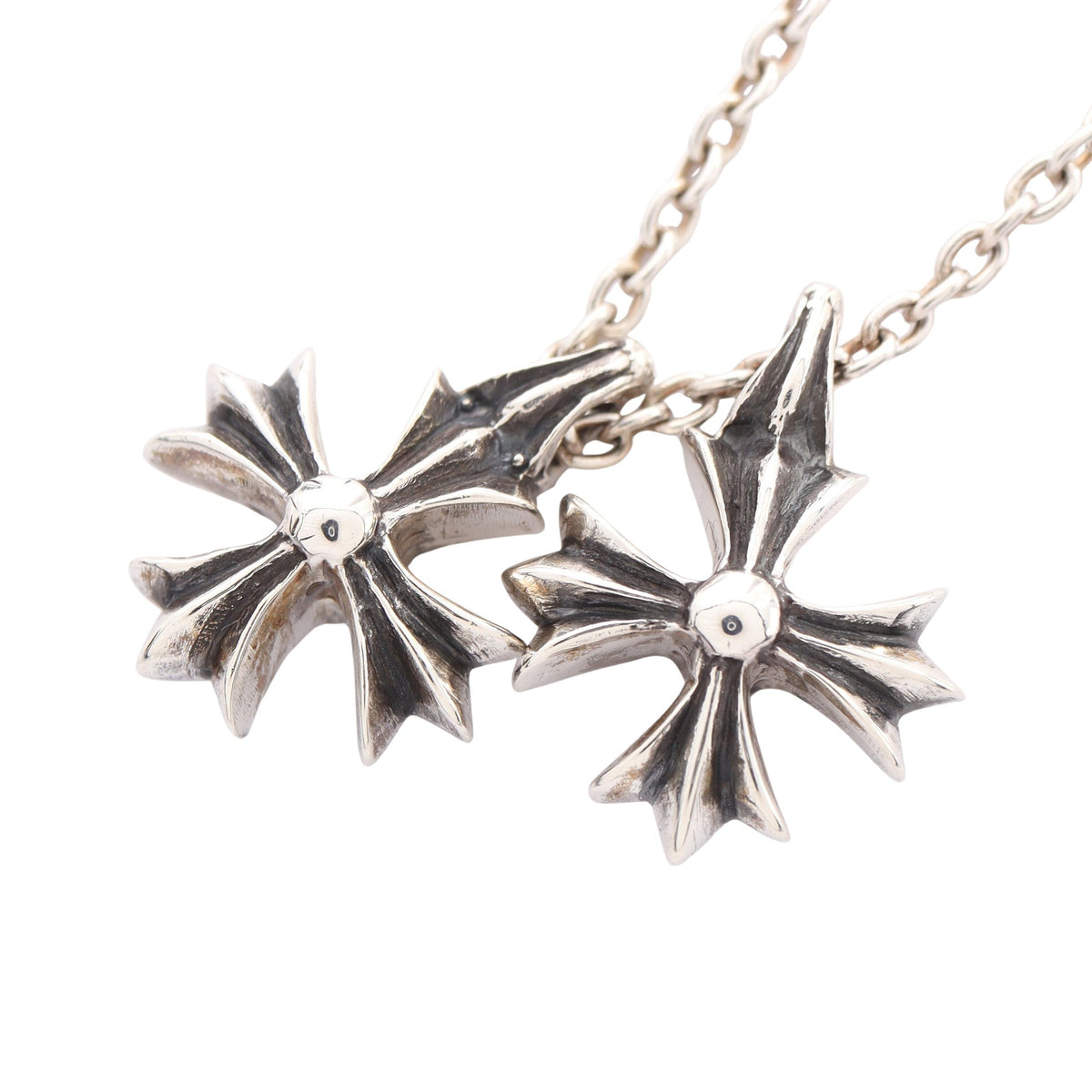 Chrome Hearts × COMME des GARCONS CH PLUS 2P DMND ネックレス SV925 シルバー クロムハーツ アクセサリー Chrome Hearts