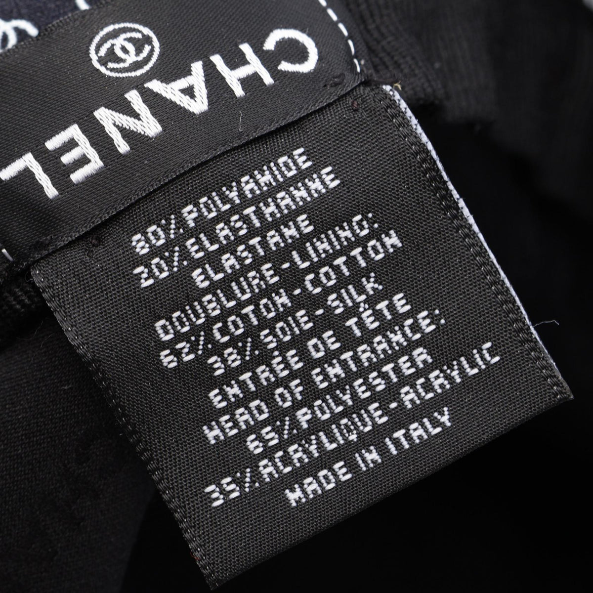 ココマーク 総柄 バケット ハット ナイロン ブラック ホワイト シャネル 財布・小物 CHANEL