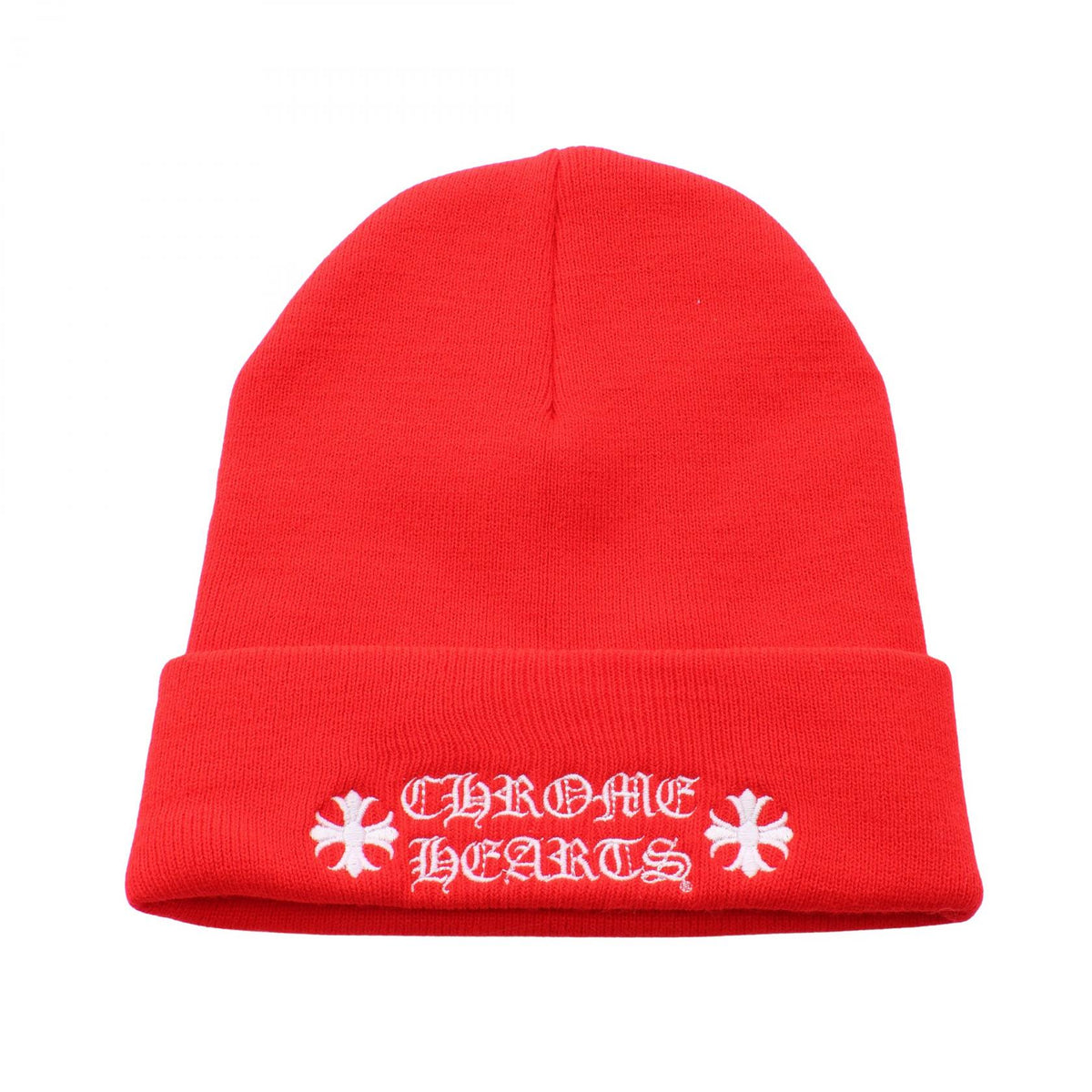 WATCH CAP ロゴ刺繍 ビーニー レッド クロムハーツ 財布・小物 Chrome Hearts