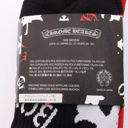 SOCKS U SPORT 靴下 3足セット 小物 コットン レッド ブラック マルチカラー クロムハーツ 財布・小物 Chrome Hearts
