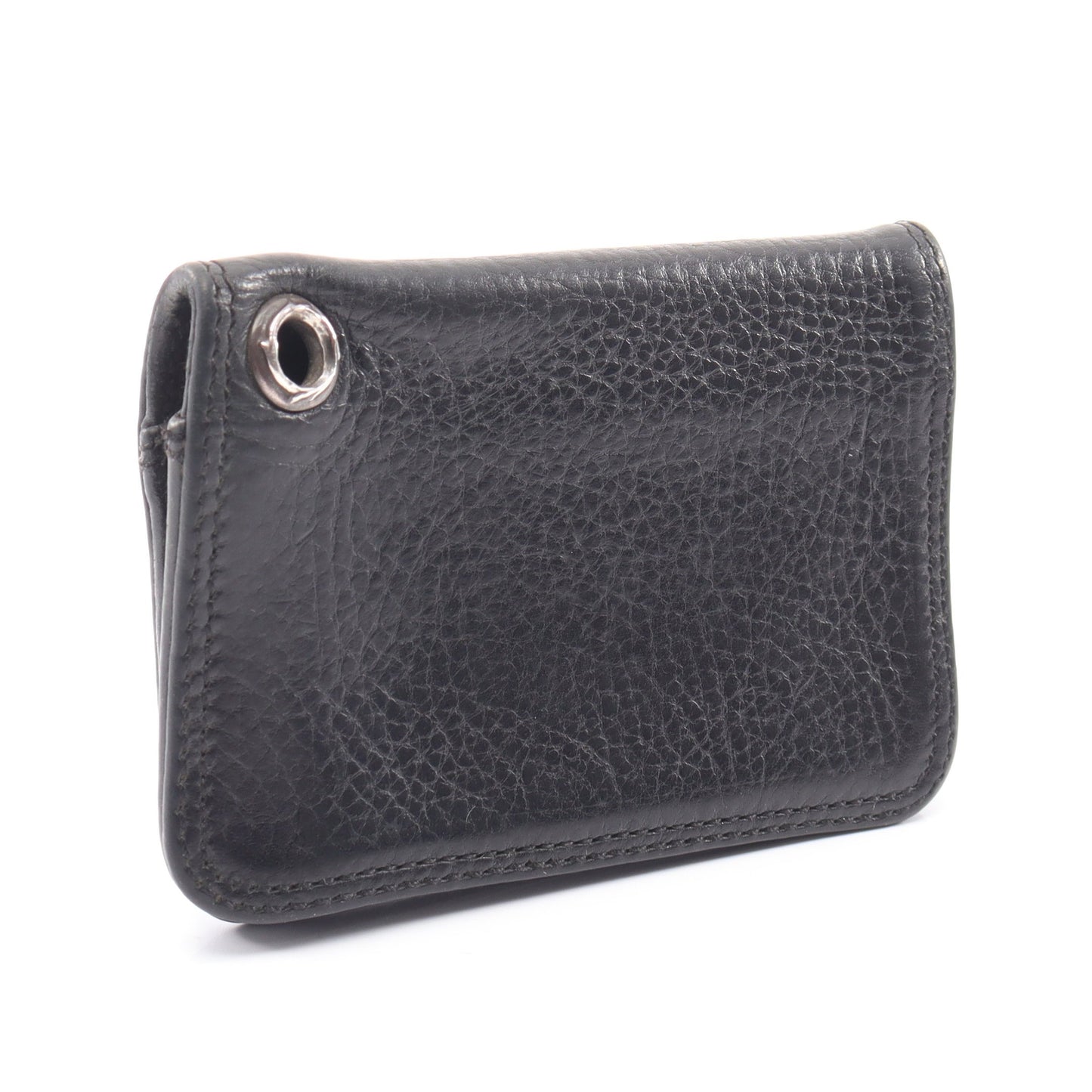CARD CASE 2 SCROLL LABEL カードケース レザー ブラック クロムハーツ