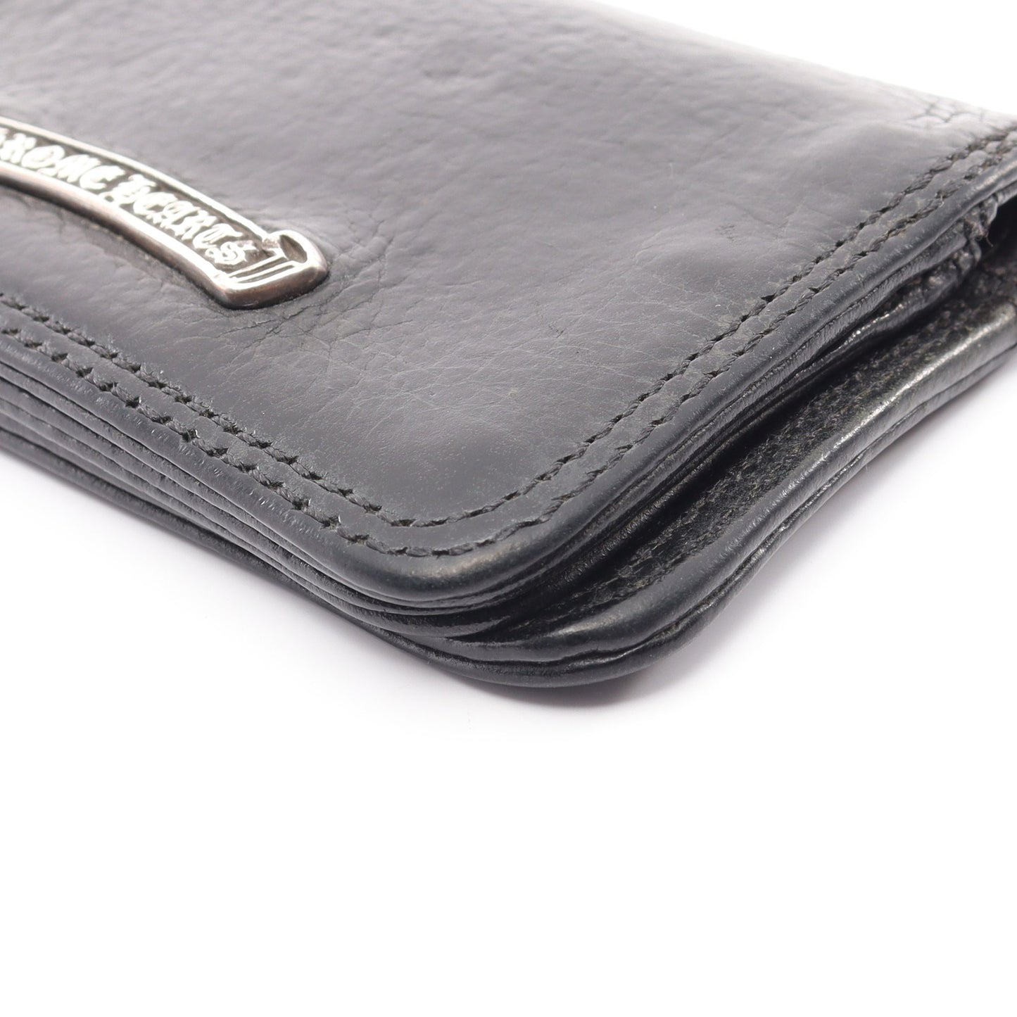 CARD CASE 2 SCROLL LABEL カードケース レザー ブラック クロムハーツ