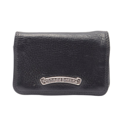 CARD CASE 2 SCROLL LABEL カードケース レザー ブラック クロムハーツ