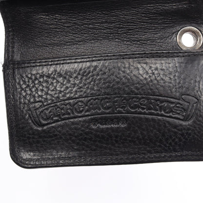 CARD CASE 2 SCROLL LABEL カードケース レザー ブラック クロムハーツ