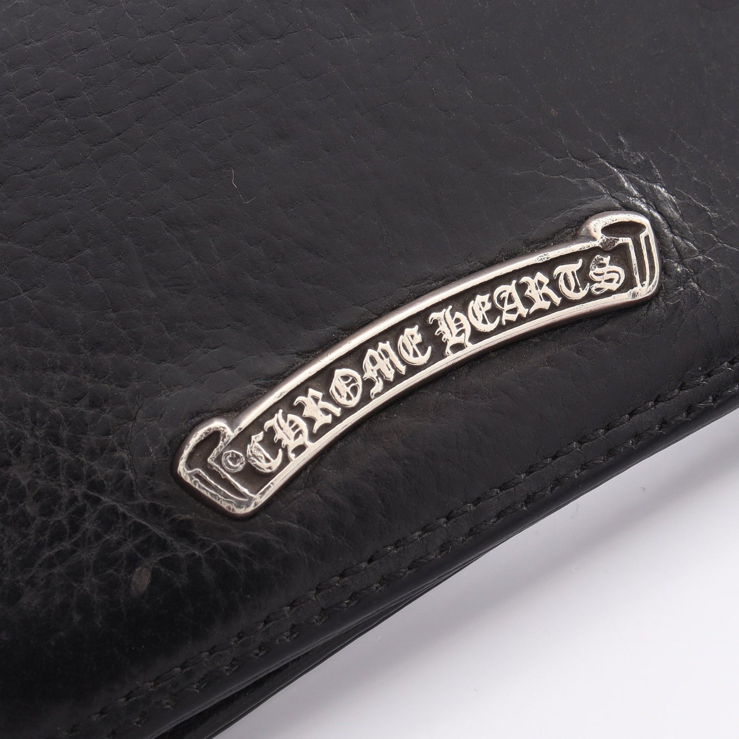 CARD CASE 2 SCROLL LABEL カードケース レザー ブラック クロムハーツ