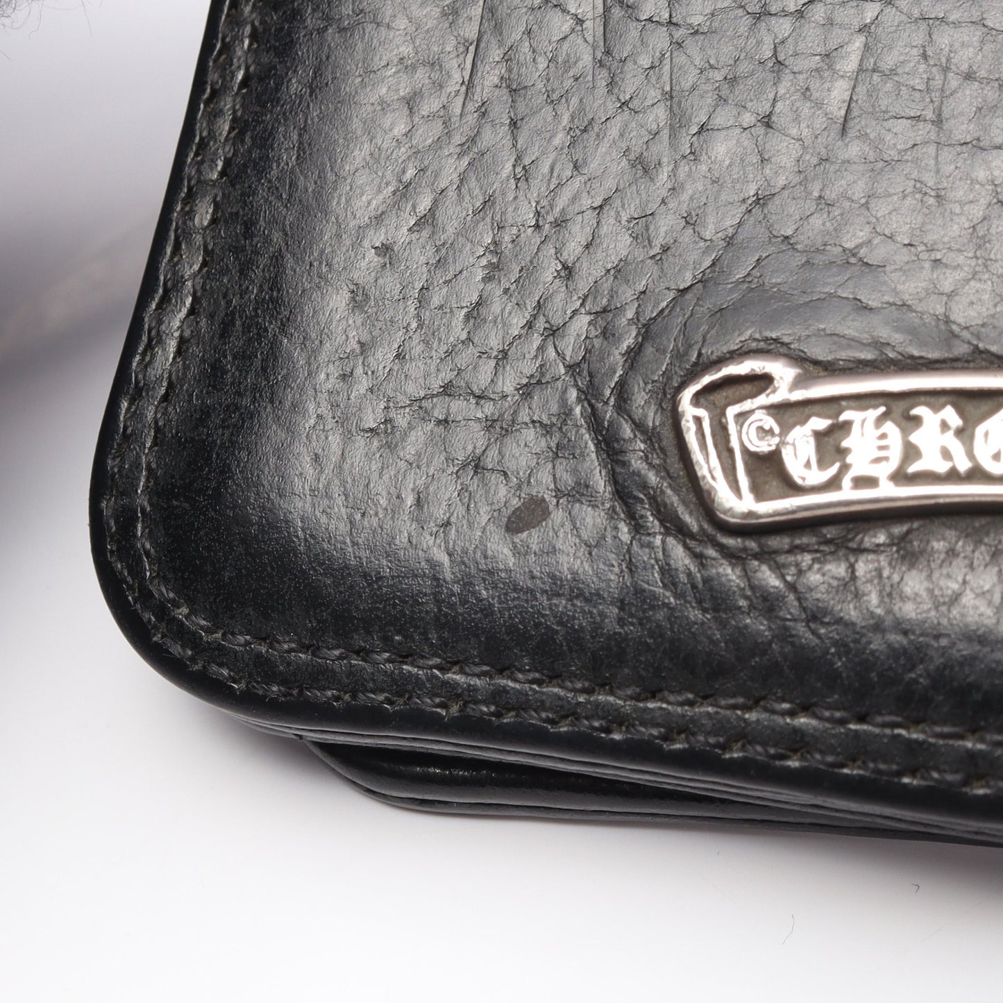 CARD CASE 2 SCROLL LABEL カードケース レザー ブラック クロムハーツ