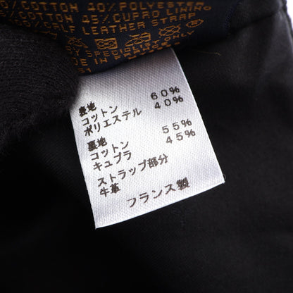 モノグラム エッセンシャル キャップ コットン ブラック ルイヴィトン