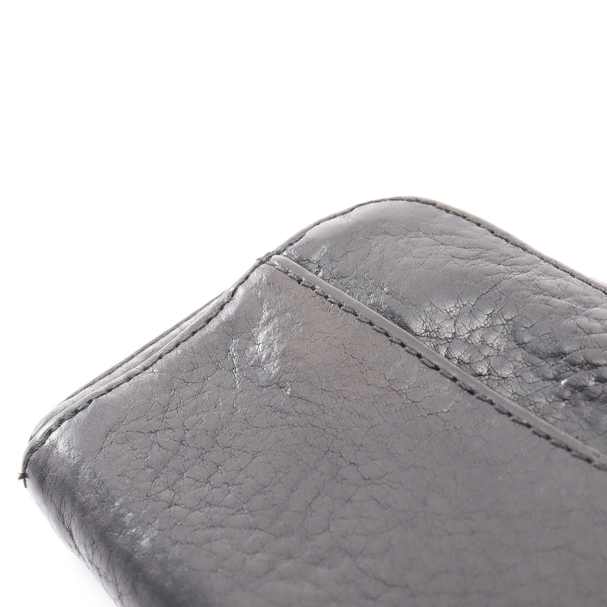 シングルフォールドウォレット コインケース レザー ブラック クロムハーツ 財布・小物 Chrome Hearts