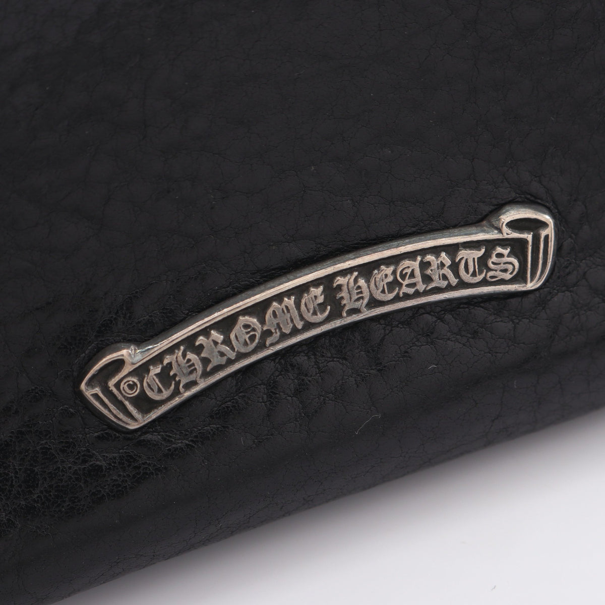 シングルフォールドウォレット コインケース レザー ブラック クロムハーツ 財布・小物 Chrome Hearts