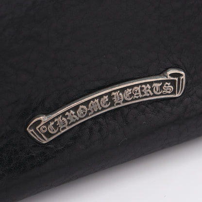 シングルフォールドウォレット コインケース レザー ブラック クロムハーツ 財布・小物 Chrome Hearts