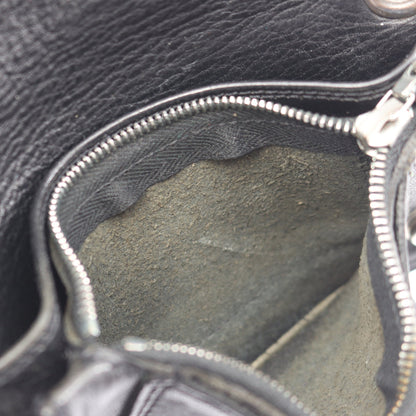 フローラルボタン 二つ折り財布 レザー ブラック クロムハーツ 財布・小物 Chrome Hearts