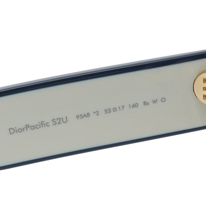 DiorPacific サングラス オフホワイト ネイビー クリスチャンディオール