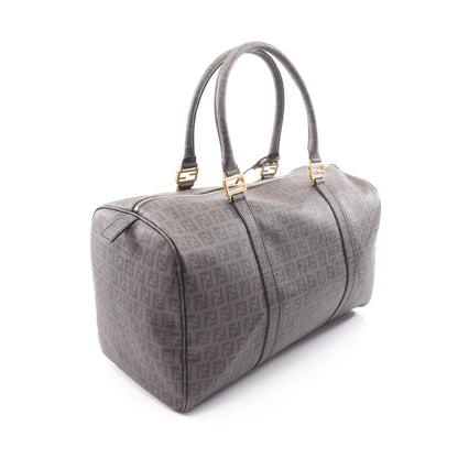 ズッキーノ ボストンバッグ PVC ダークブラウン フェンディ バッグ FENDI