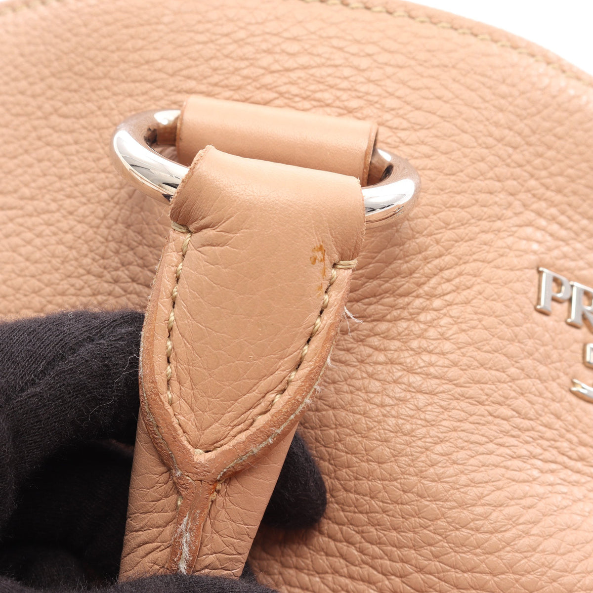 VIT.DAINO 2WAY ハンドバッグ トートバッグ レザー ピンクベージュ プラダ バッグ PRADA