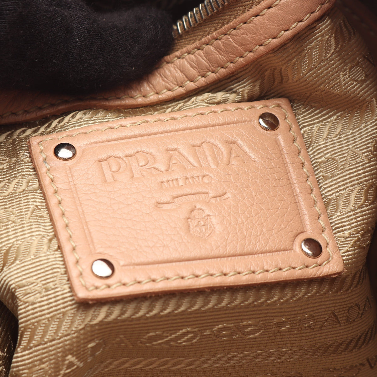 VIT.DAINO 2WAY ハンドバッグ トートバッグ レザー ピンクベージュ プラダ バッグ PRADA