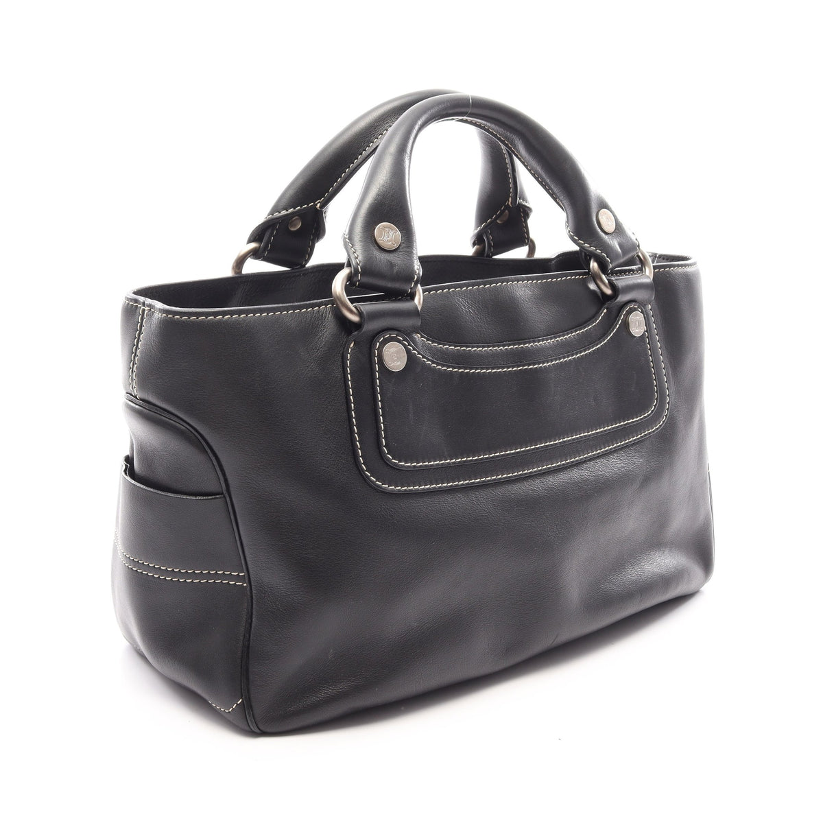 ブギーバッグ ハンドバッグ レザー ブラック セリーヌ バッグ CELINE