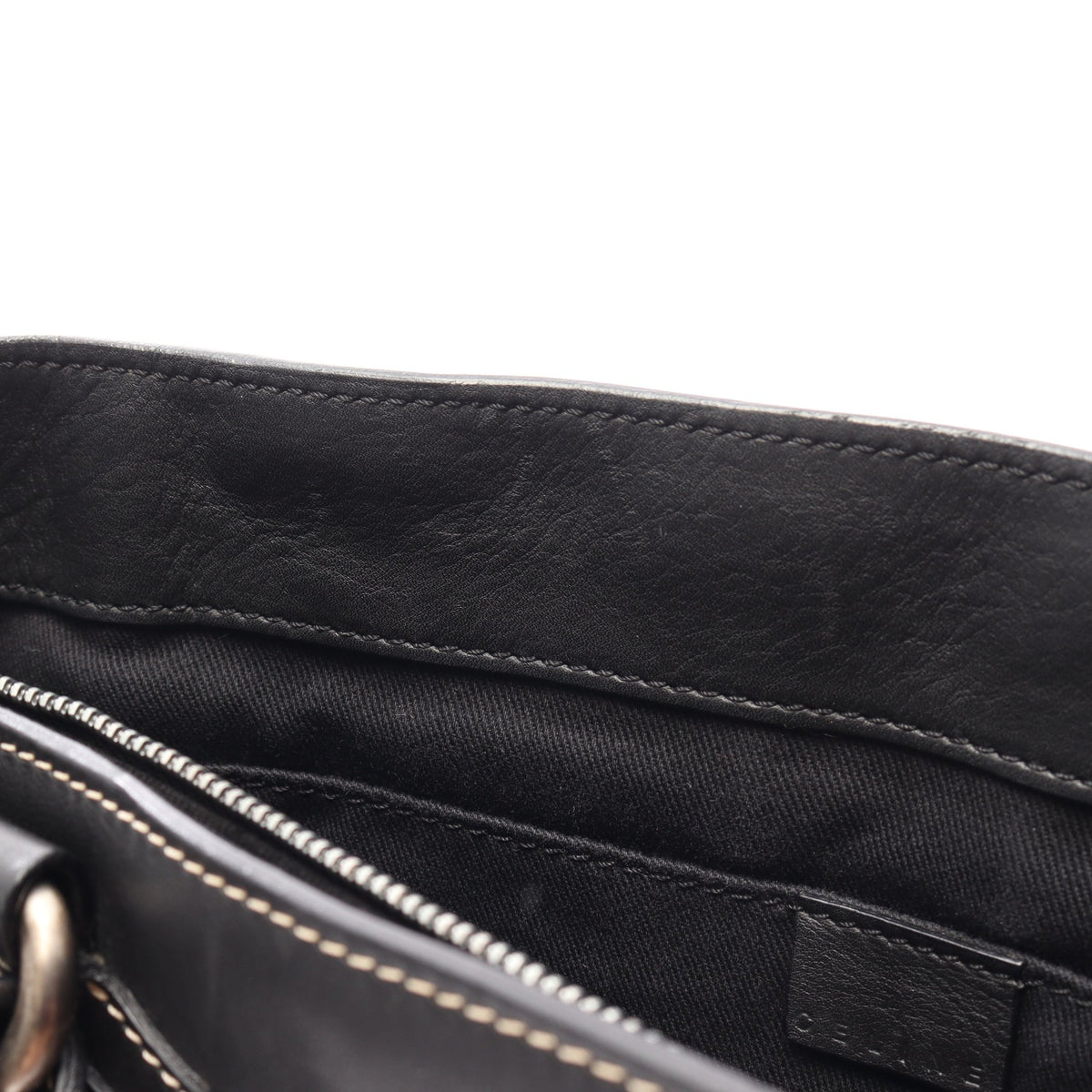 ブギーバッグ ハンドバッグ レザー ブラック セリーヌ バッグ CELINE