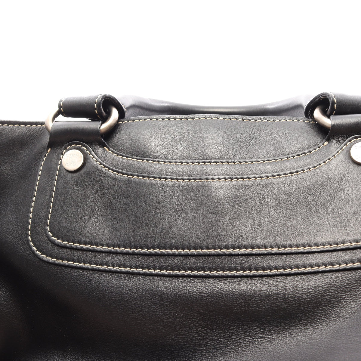 ブギーバッグ ハンドバッグ レザー ブラック セリーヌ バッグ CELINE