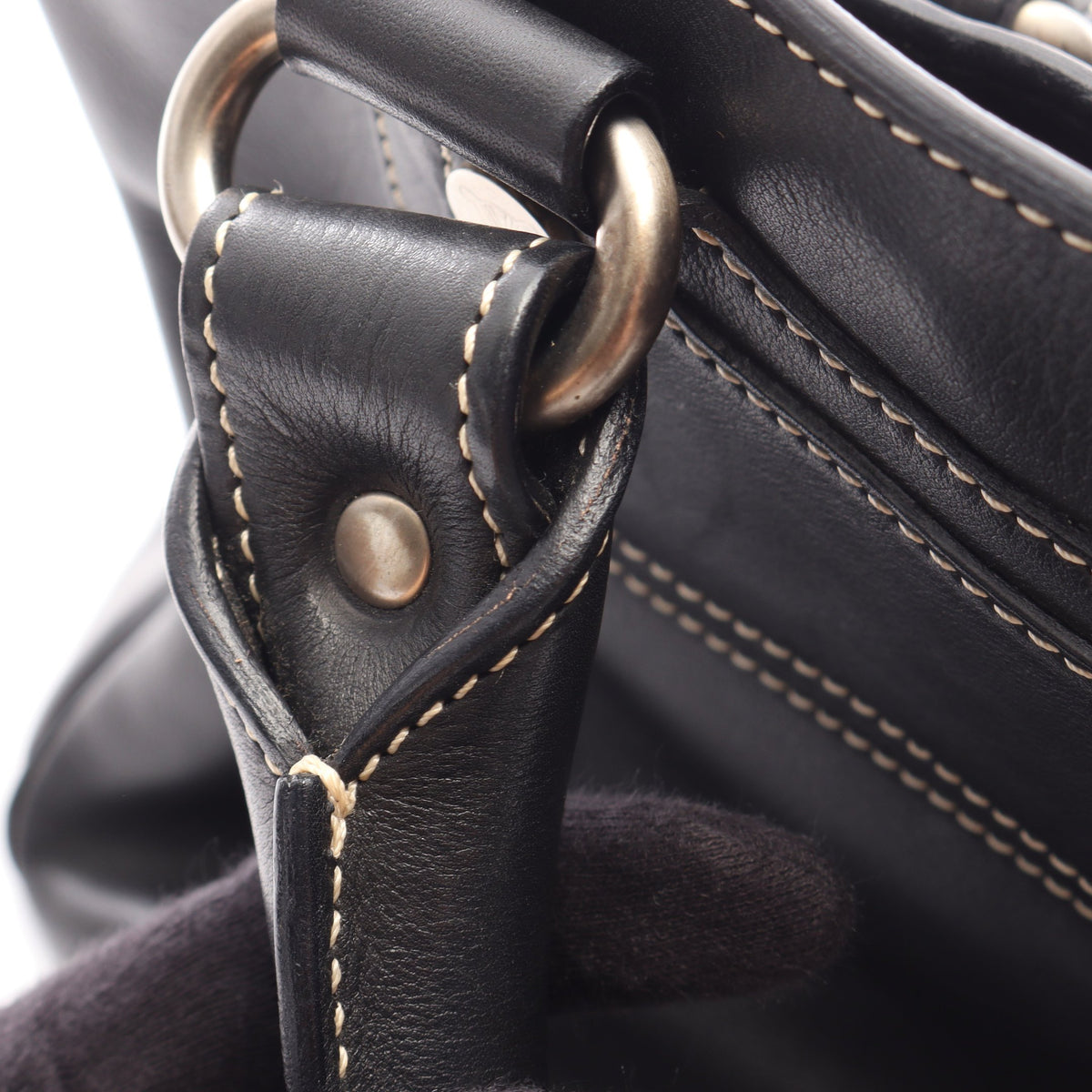 ブギーバッグ ハンドバッグ レザー ブラック セリーヌ バッグ CELINE