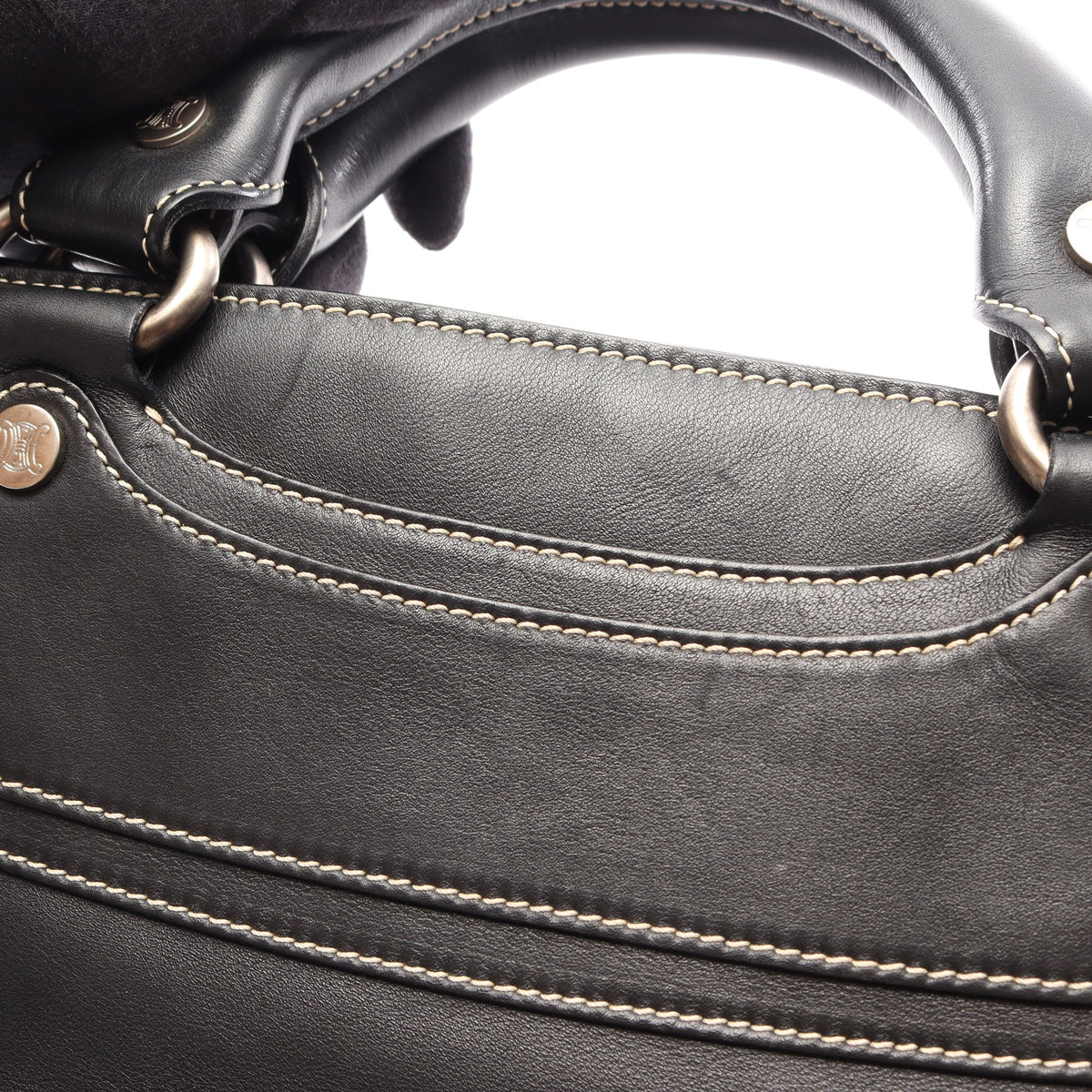 ブギーバッグ ハンドバッグ レザー ブラック セリーヌ バッグ CELINE
