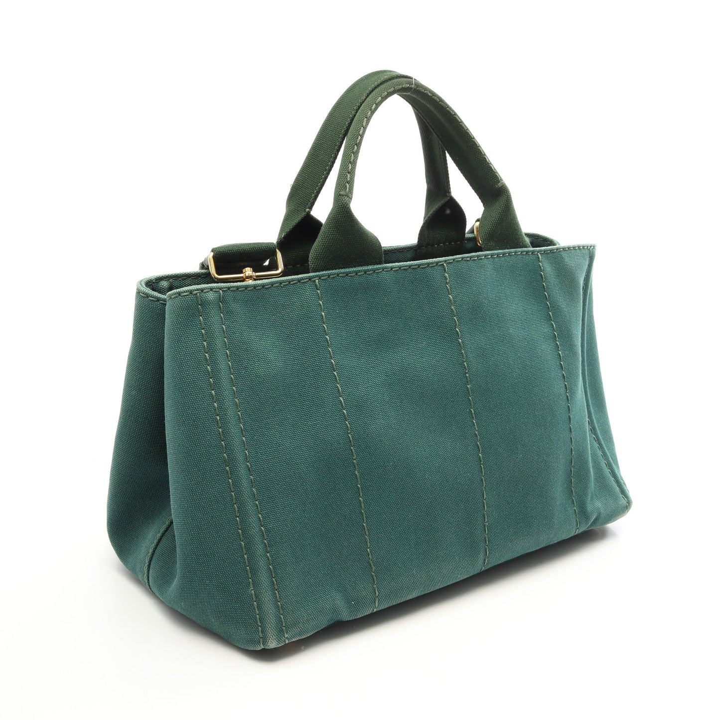 CANAPA カナパ 2WAY ハンドバッグ トートバッグ キャンバス グリーン プラダ