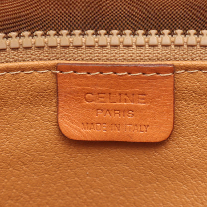 マカダム ショルダーバッグ トートバッグ PVC レザー ベージュ ブラウン セリーヌ バッグ CELINE