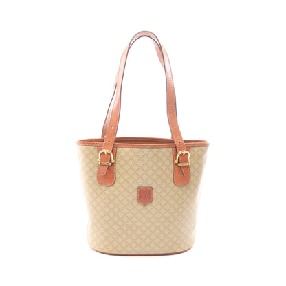 マカダム ショルダーバッグ トートバッグ PVC レザー ベージュ ブラウン セリーヌ バッグ CELINE