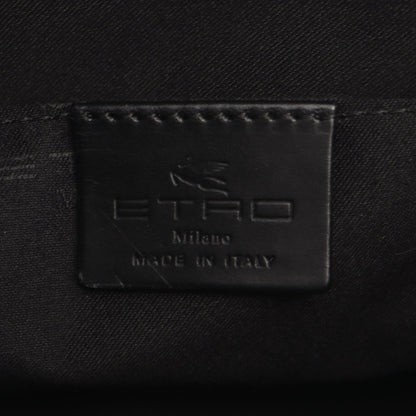 2WAY ハンドバッグ レザー ブラック エトロ バッグ ETRO