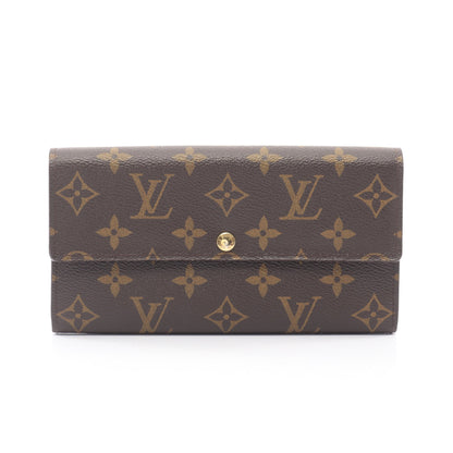 ポルトフォイユ サラ モノグラム 二つ折り長財布 PVC レザー ブラウン ルイヴィトン 財布・小物 LOUIS VUITTON