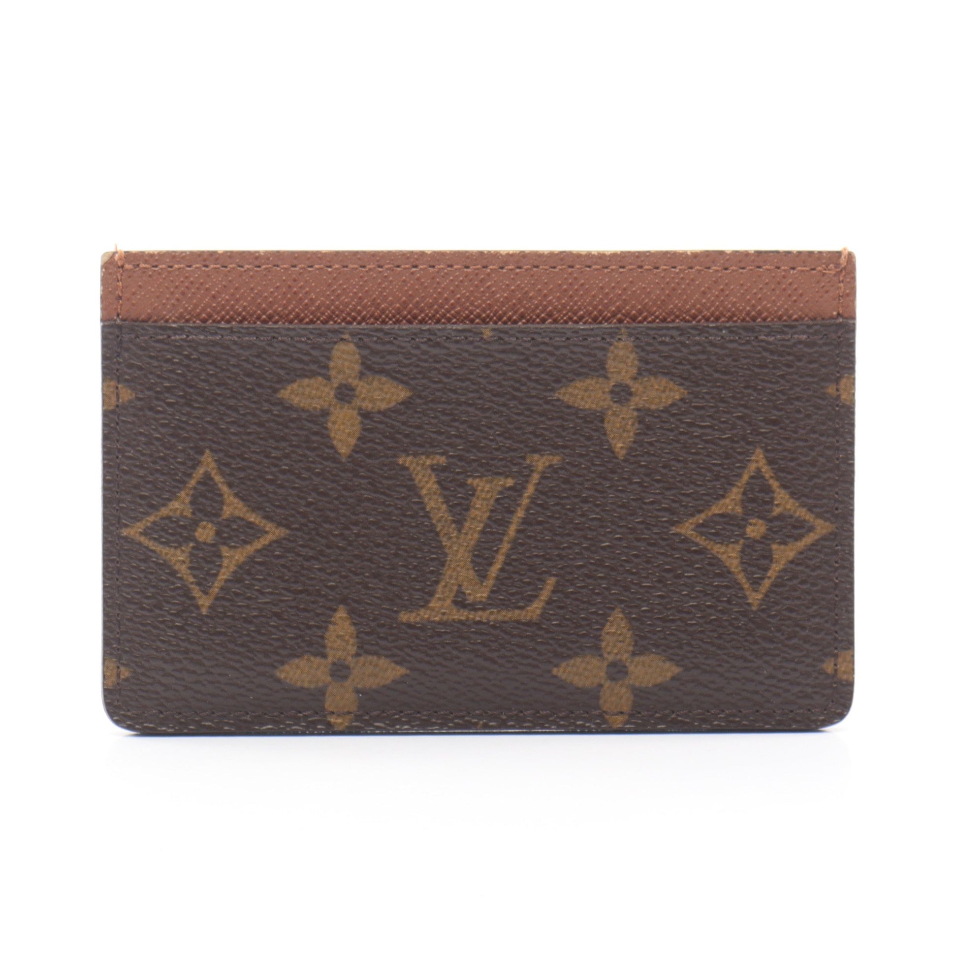 ポルトカルト サーンプル モノグラム カードケース PVC レザー ブラウン ルイヴィトン 財布・小物 LOUIS VUITTON