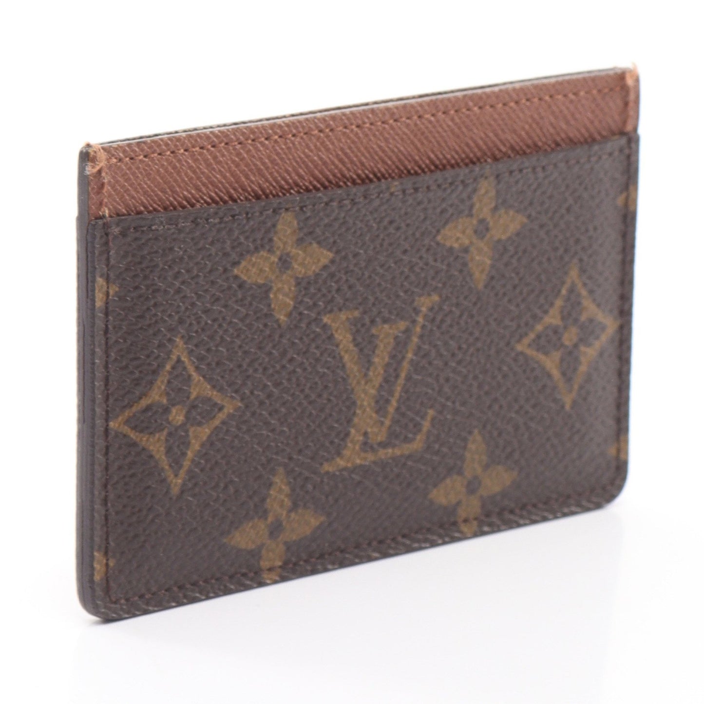ポルトカルト サーンプル モノグラム カードケース PVC レザー ブラウン ルイヴィトン 財布・小物 LOUIS VUITTON