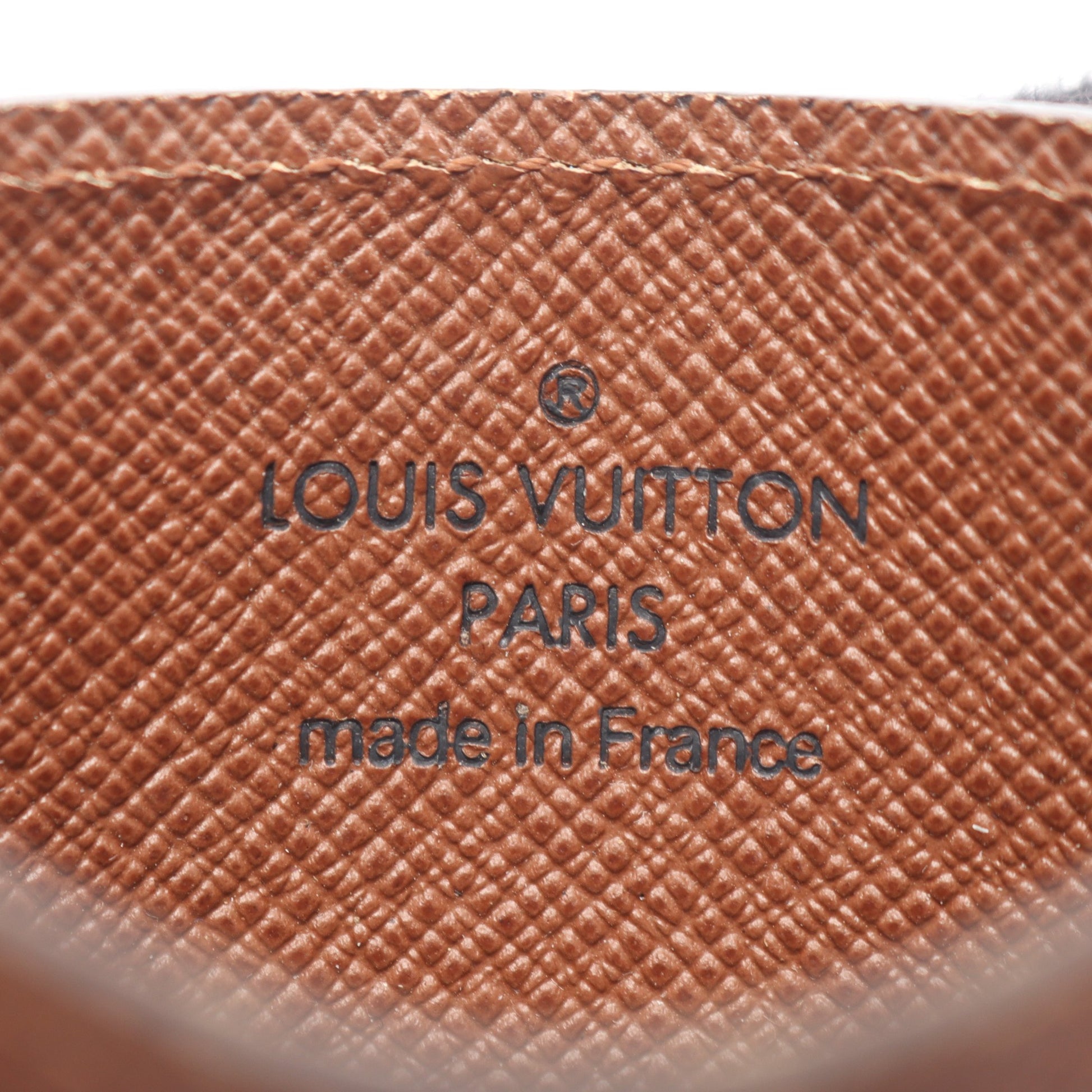 ポルトカルト サーンプル モノグラム カードケース PVC レザー ブラウン ルイヴィトン 財布・小物 LOUIS VUITTON