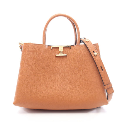 T-TIMELESS SHOPPING BAG 2WAY ハンドバッグ レザー ブラウン トッズ