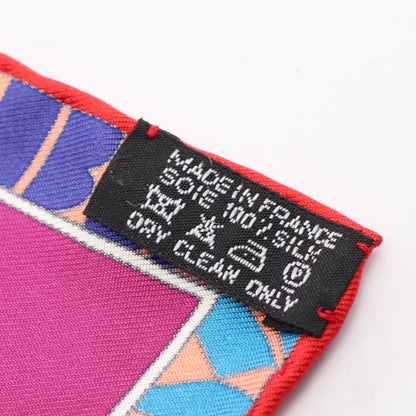 プチカレ カレ40 Mots de Soie スカーフ シルク マルチカラー エルメス 財布・小物 HERMES