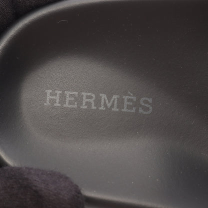 シプレ スタッズ サンダル レザー ブラック エルメス シューズ HERMES
