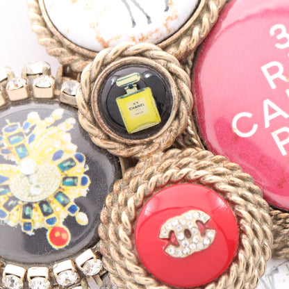 31 RUE CAMBON マルチ 08P ブローチ GP ラインストーン ゴールド クリア マルチカラー シャネル