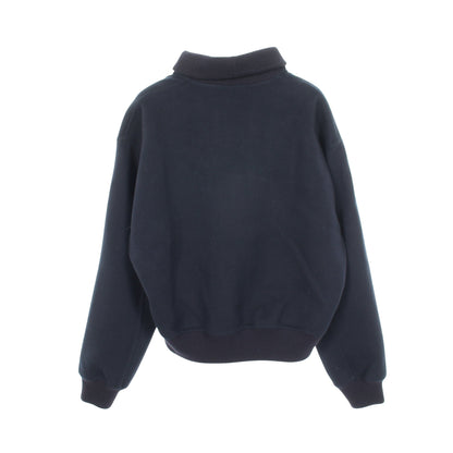ジップアップ ニット ジャケット カシミヤ ダークネイビー エルメス