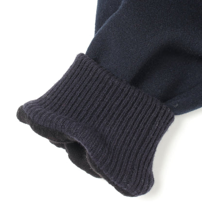 ジップアップ ニット ジャケット カシミヤ ダークネイビー エルメス