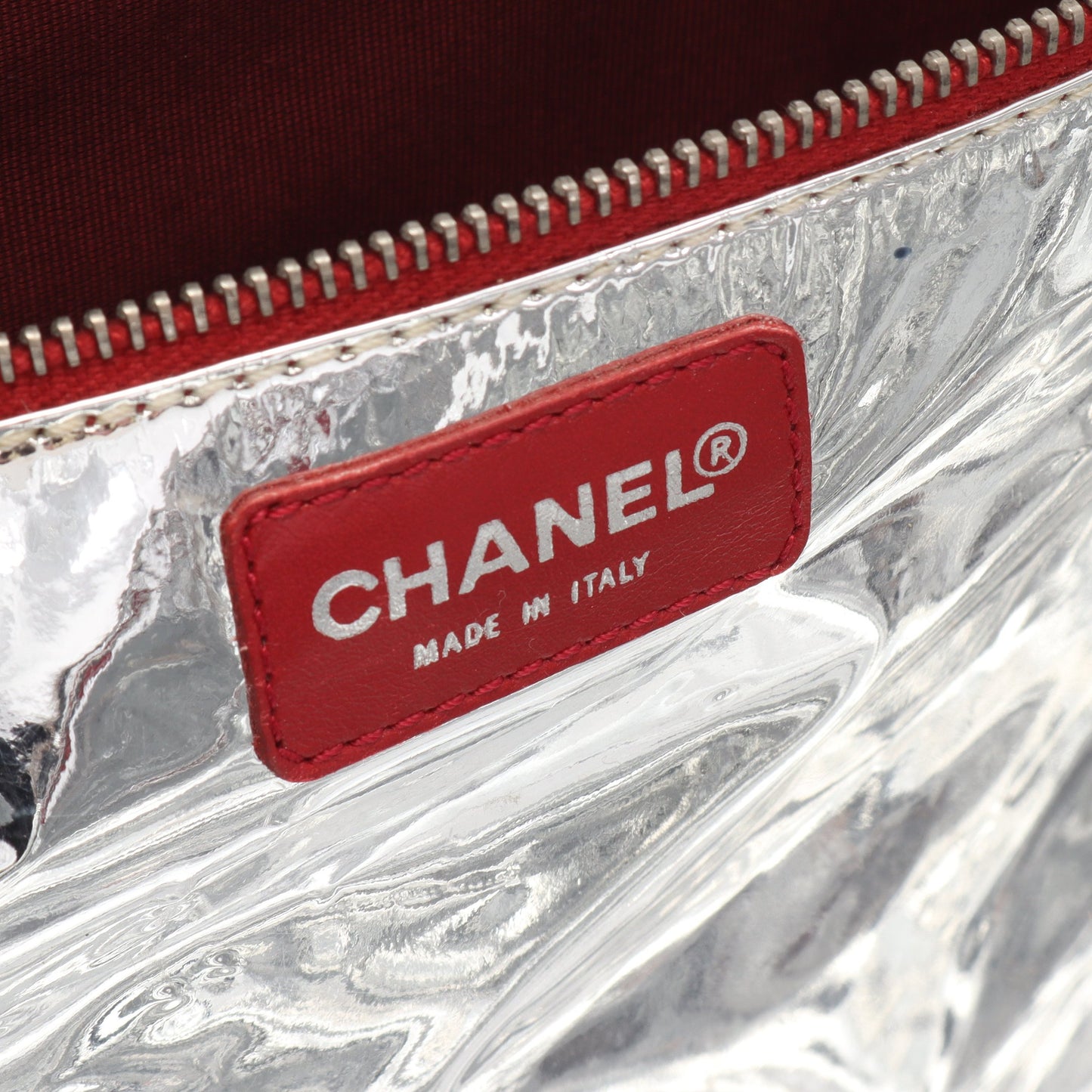No.5 チョコバー ココマーク チェーンハンドバッグ チェーントートバッグ キャンバス レザー ネイビー シルバー レッド シルバー金具 シャネル バッグ CHANEL