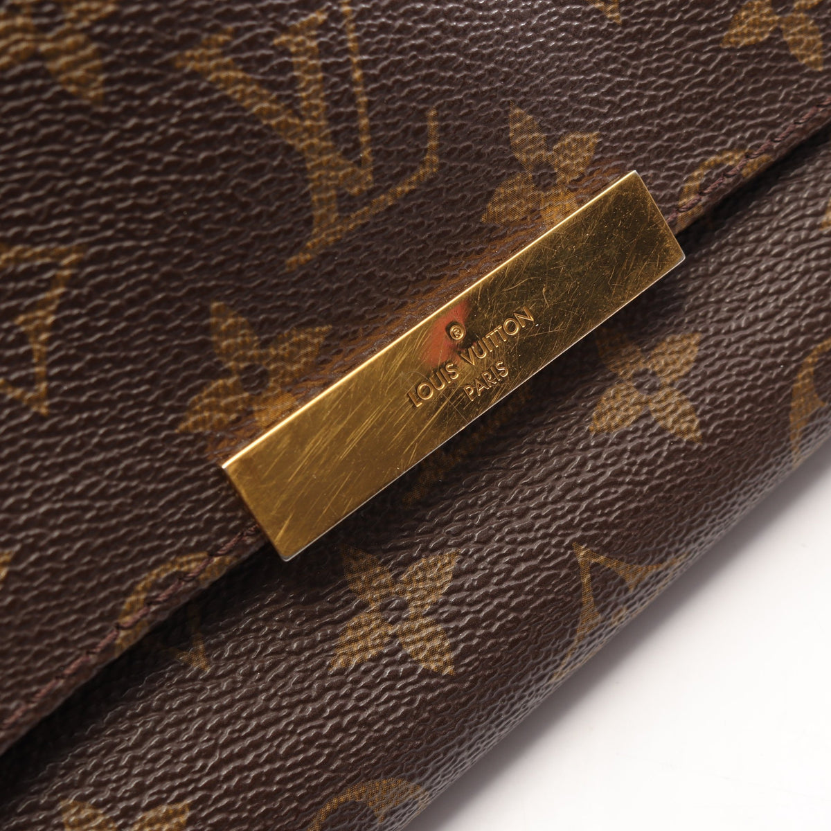 フェイボリットMM モノグラム 2WAY チェーンハンドバッグ PVC レザー ブラウン ルイヴィトン バッグ LOUIS VUITTON