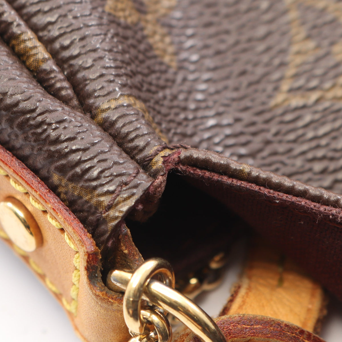 フェイボリットMM モノグラム 2WAY チェーンハンドバッグ PVC レザー ブラウン ルイヴィトン バッグ LOUIS VUITTON