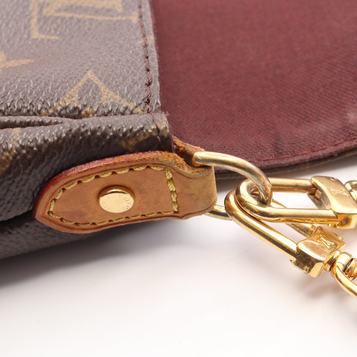 フェイボリットMM モノグラム 2WAY チェーンハンドバッグ PVC レザー ブラウン ルイヴィトン バッグ LOUIS VUITTON