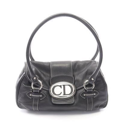 CDロゴ ハンドバッグ レザー ブラック クリスチャンディオール バッグ Christian Dior