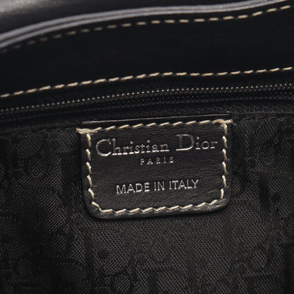CDロゴ ハンドバッグ レザー ブラック クリスチャンディオール バッグ Christian Dior