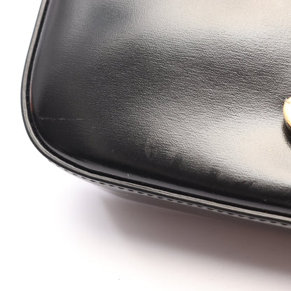 クロード トリオンフ チェーンショルダーバッグ レザー ブラック セリーヌ