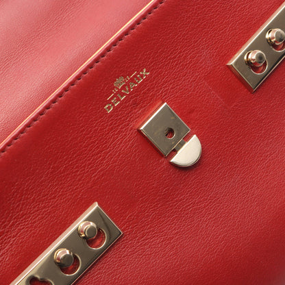 タンペートPM 2WAY ハンドバッグ レザー ボルドー デルヴォー