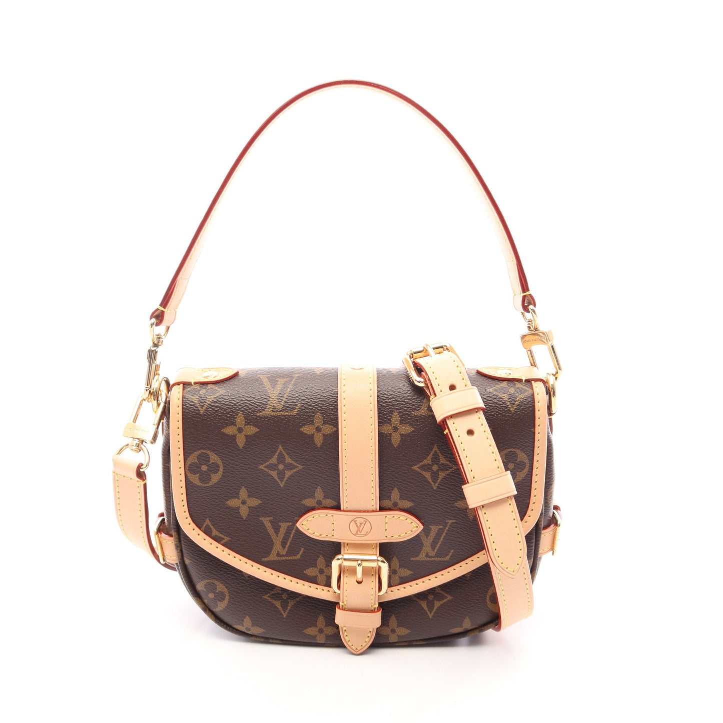 ソミュールBB モノグラム 2WAY ハンドバッグ モノグラム ブラウン ルイヴィトン バッグ LOUIS VUITTON